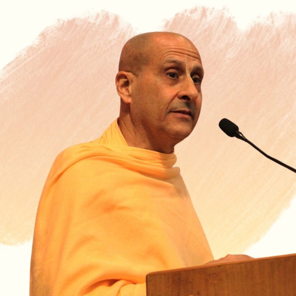 Radhanath Swami with Jaikrit Speaker Bureau