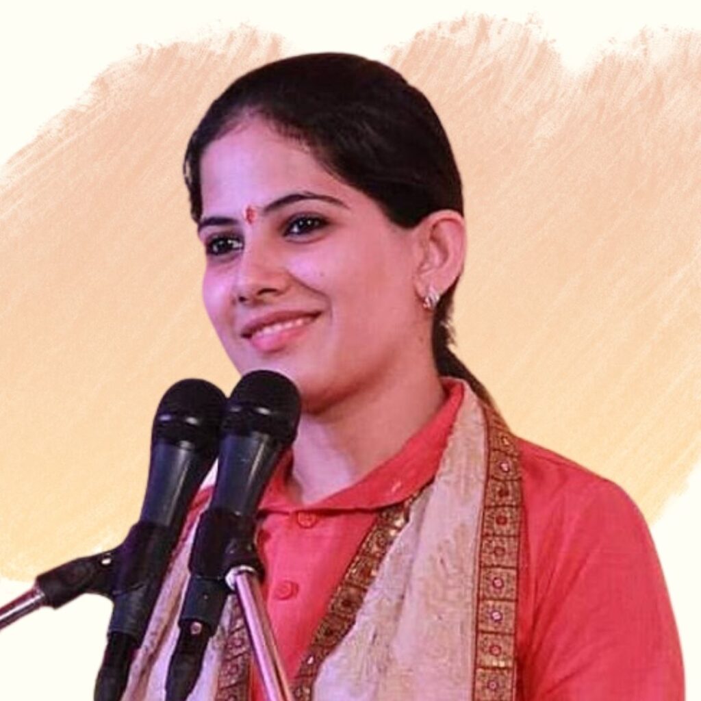 Jaya Kishori with Jaikrit Speaker Bureau