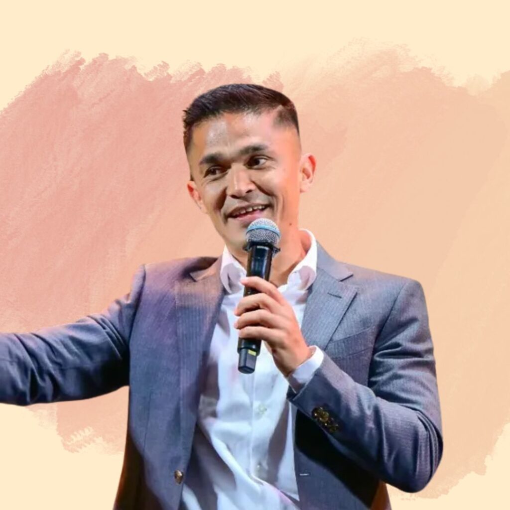 Sunil Chhetri with Jaikrit Speaker Bureau