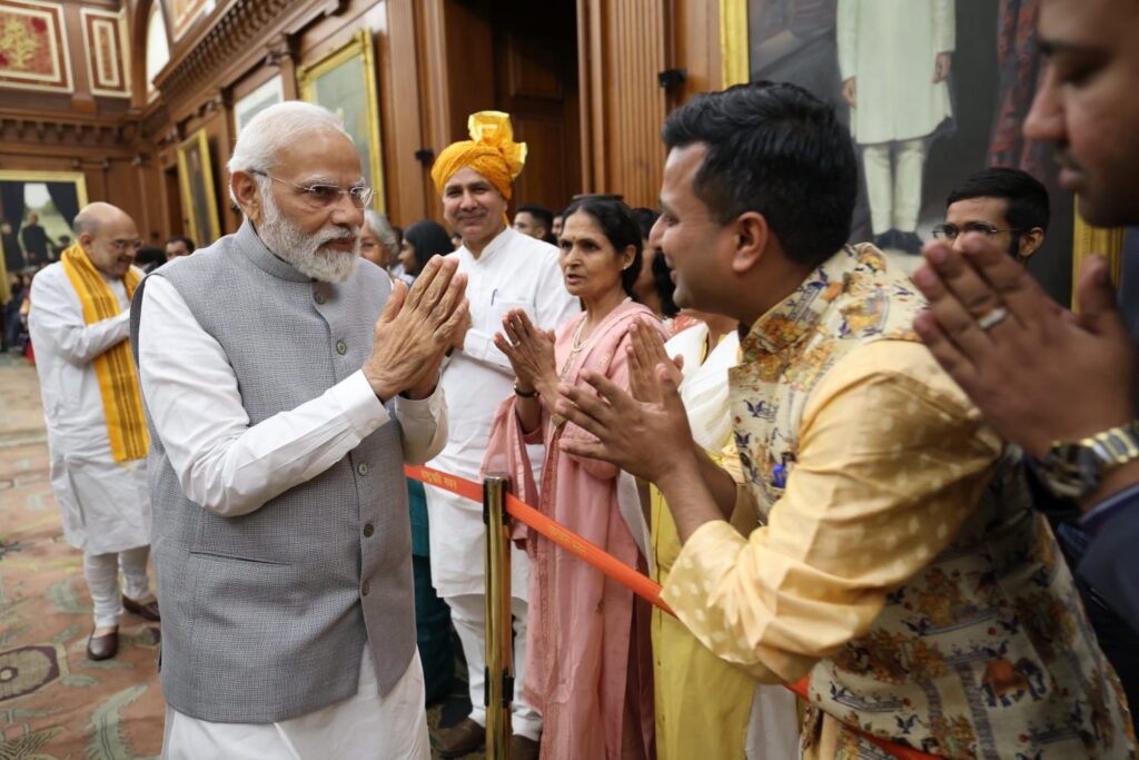 Dr. Yogi Amrit Raj with Jaikrit Speaker Bureau