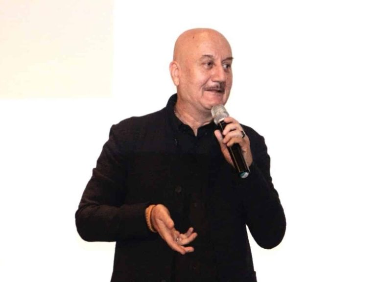 Anupam Kher speaking