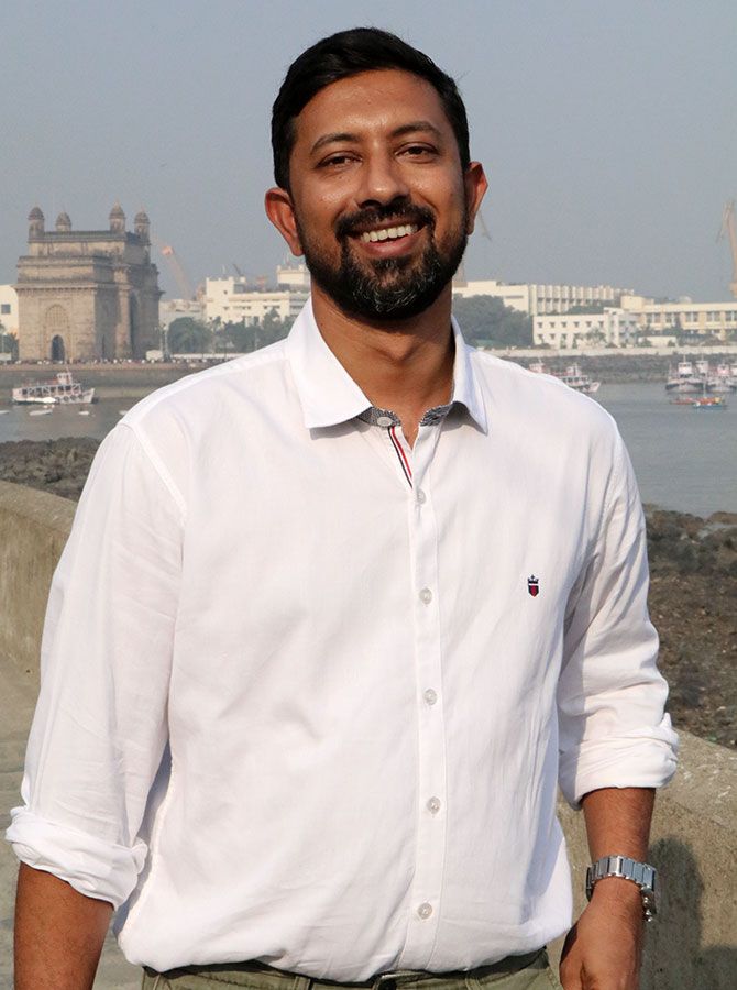 Cdr Abhilash Tomy speaking