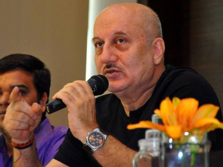 Anupam Kher speaking