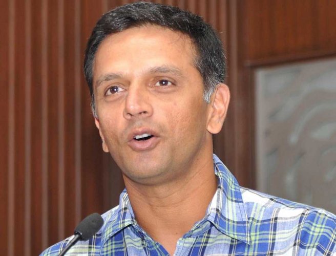 Rahul Dravid speaking