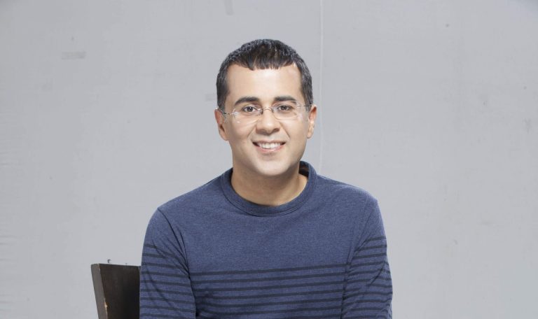 Chetan Bhagat speaking