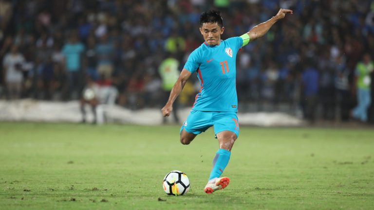 Sunil Chhetri speaking