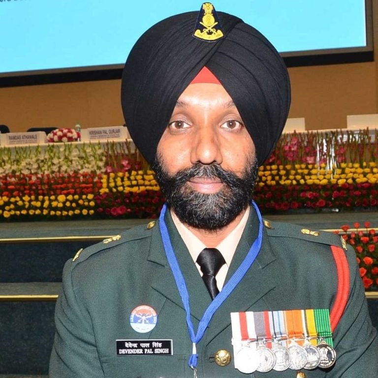 Major D.P. Singh speaking