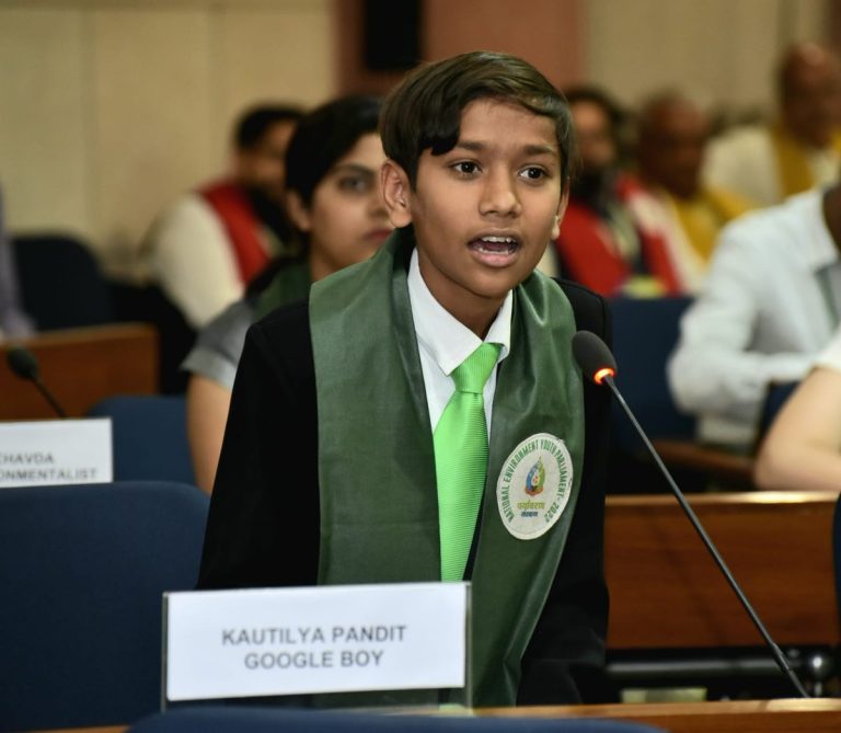 Kautilya Pandit speaking