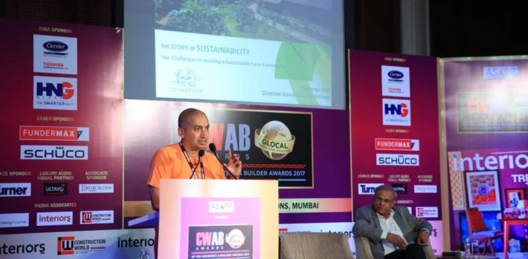 Gauranga Das speaking