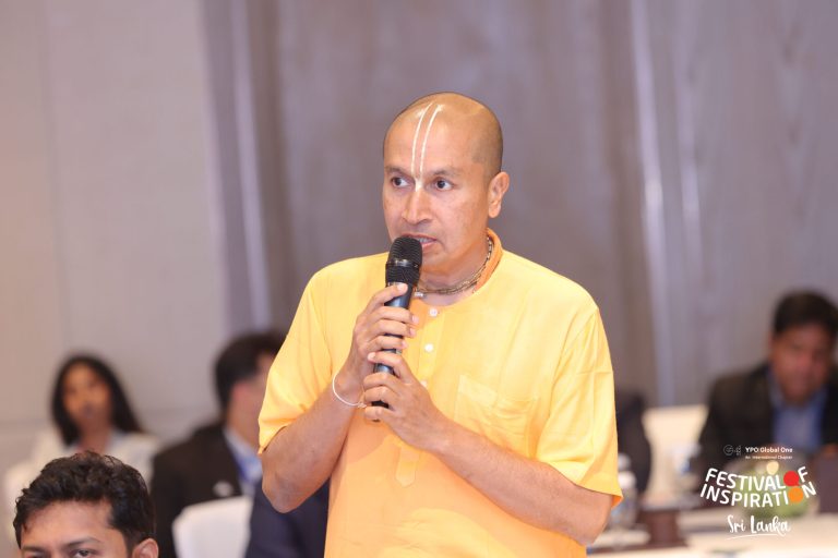 Gauranga Das speaking