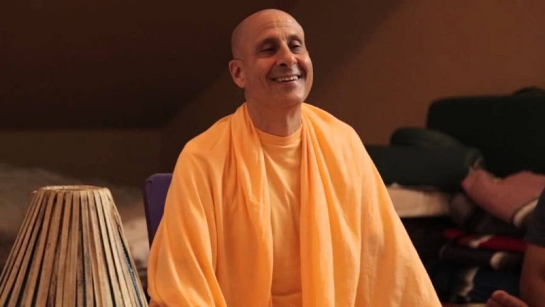 Radhanath Swami speaking