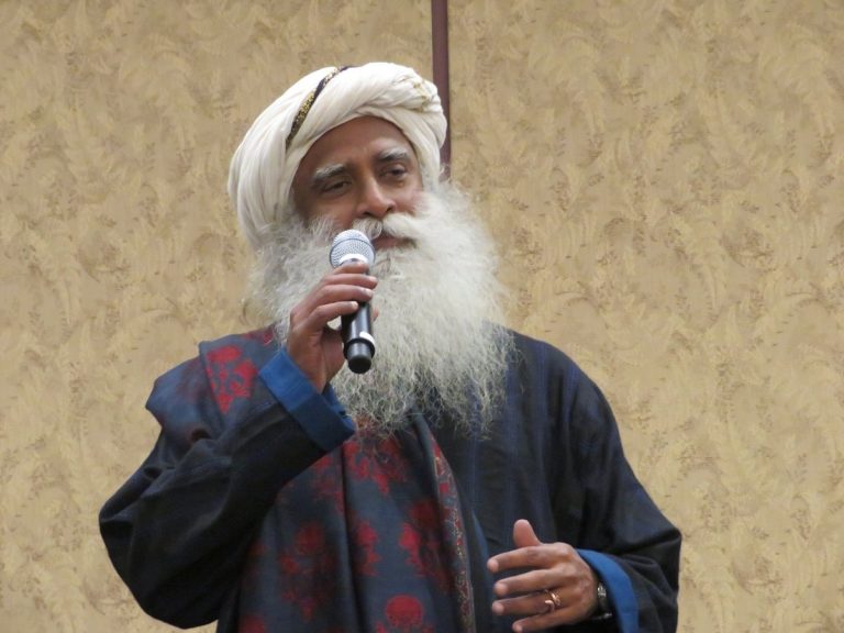 Sadhguru speaking