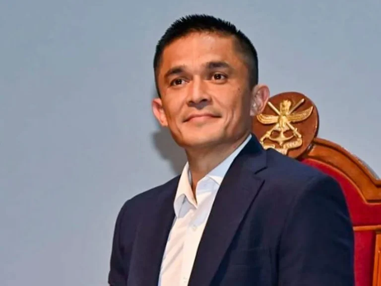 Sunil Chhetri speaking