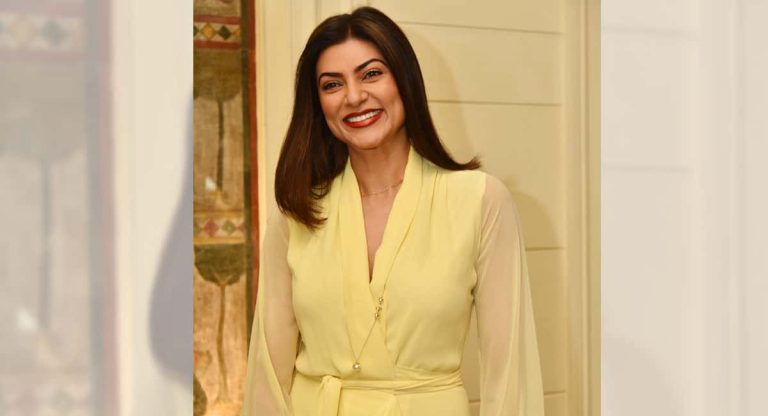 Sushmita Sen speaking