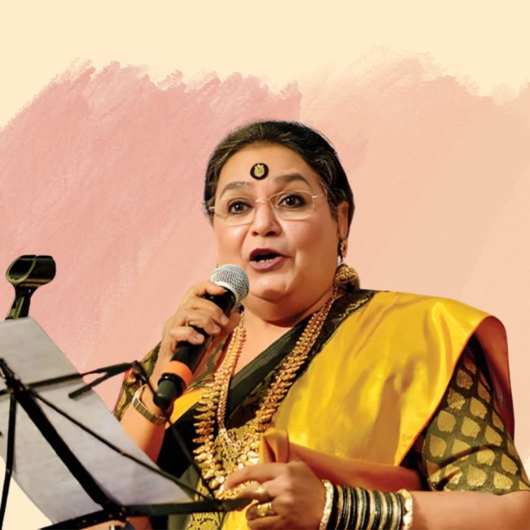 Usha Uthup speaking