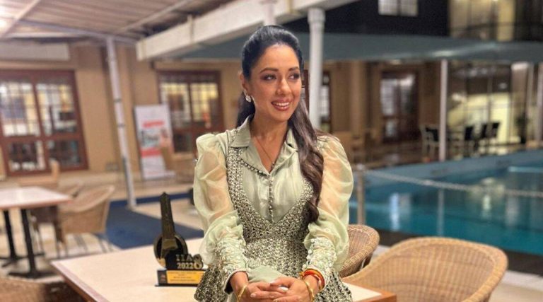 Rupali Ganguly speaking