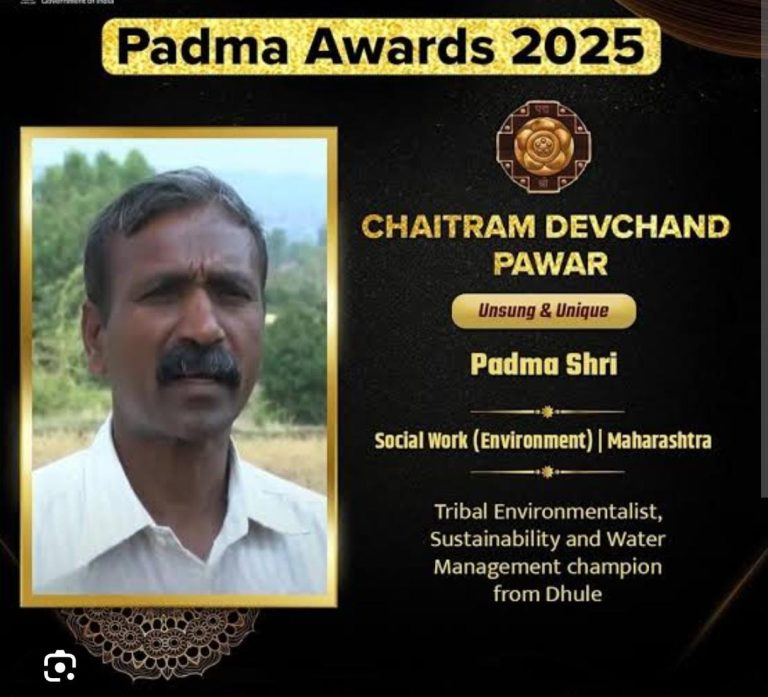 Padma Shri Chaitram Pawar speaking