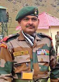 PVC Capt Yogendra Singh Yadav speaking