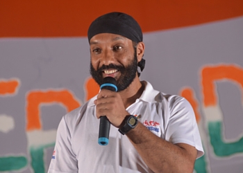 Major D.P. Singh speaking