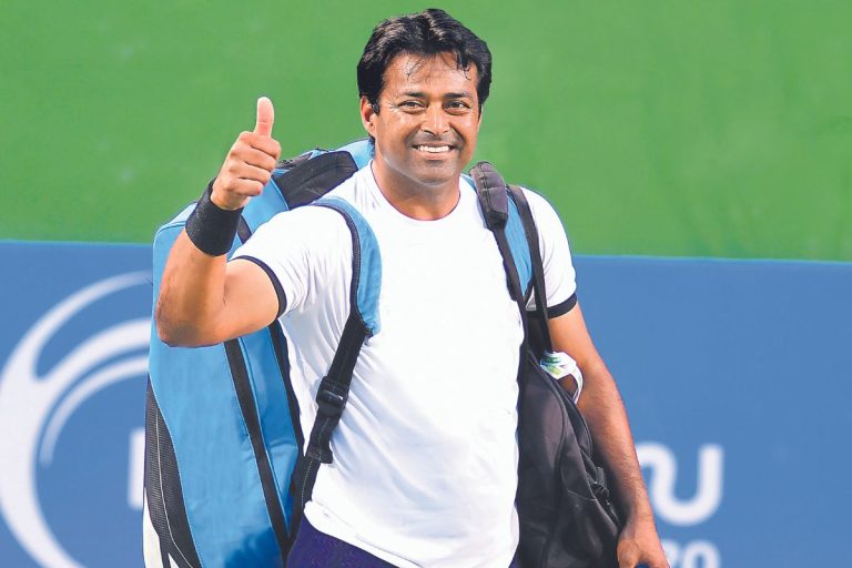 Leander Paes speaking