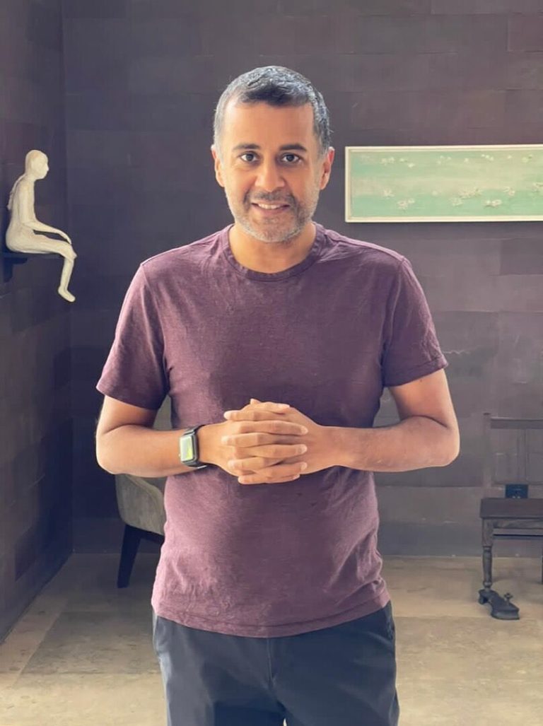 Chetan Bhagat speaking