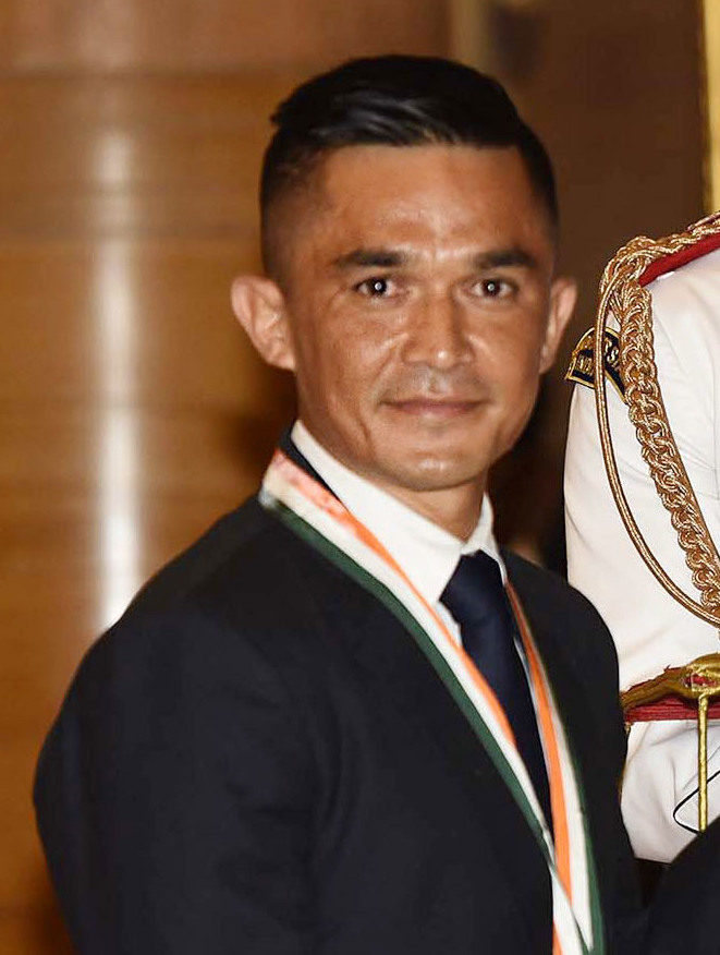 Sunil Chhetri speaking